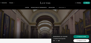 Site Web du Louvre