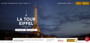 Site Internet de la Tour Eiffel